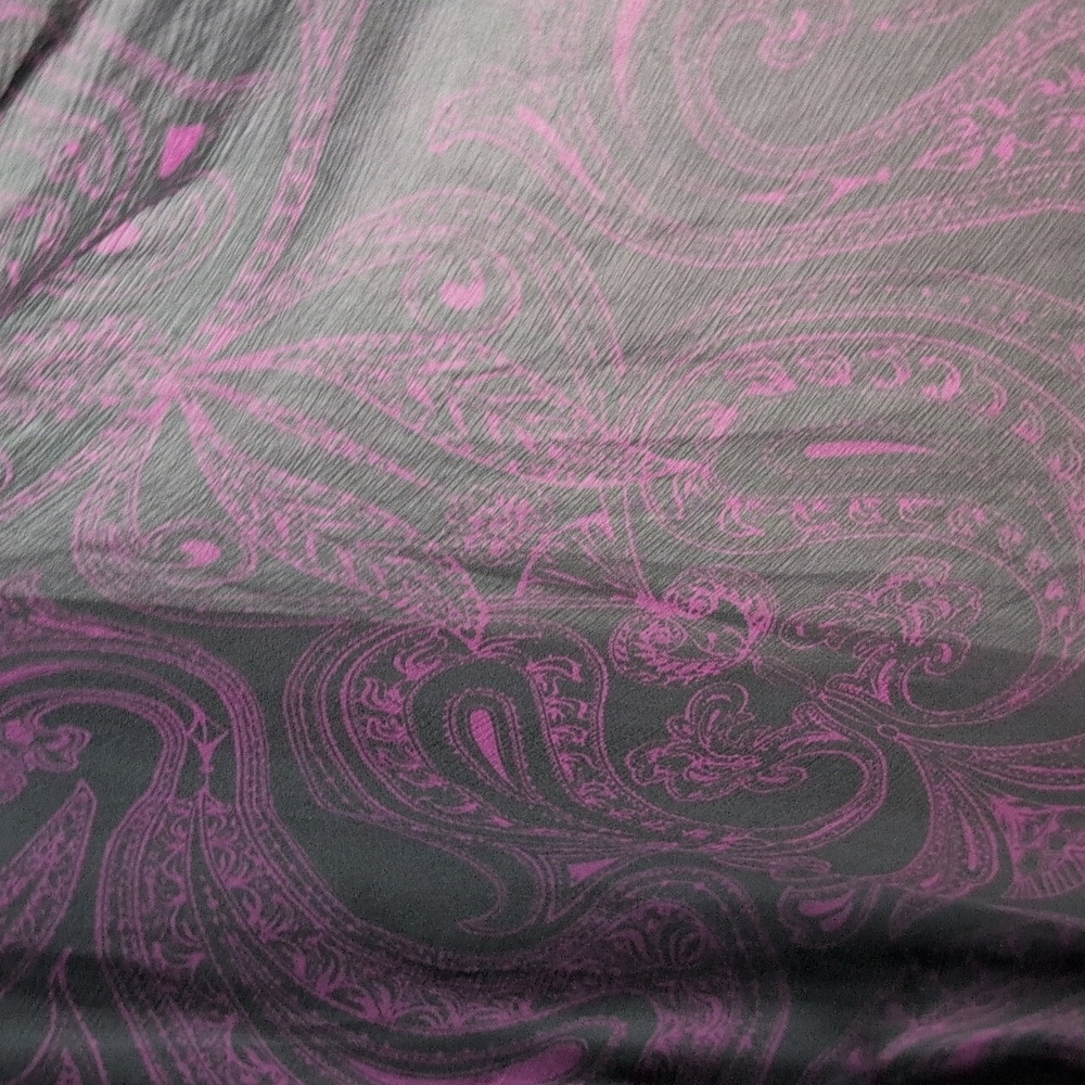 Alice + Olivia Black and Purple Backless Maxi Dress SILK 🩷 - Picture 8 of 8